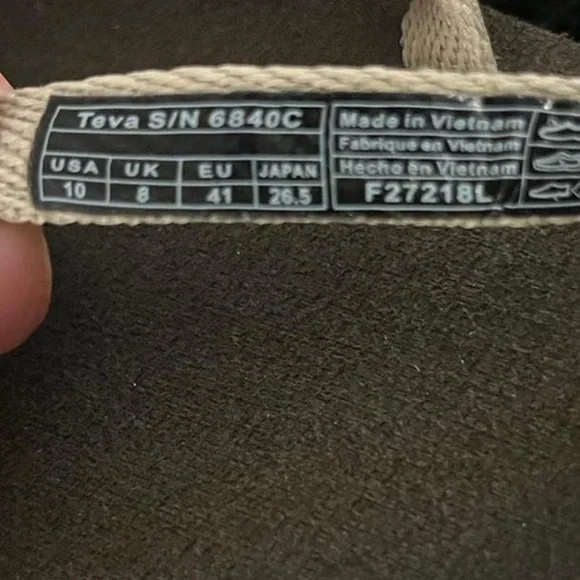 Teva Brown and Cream Women's Sandals - Picture 5 of 5